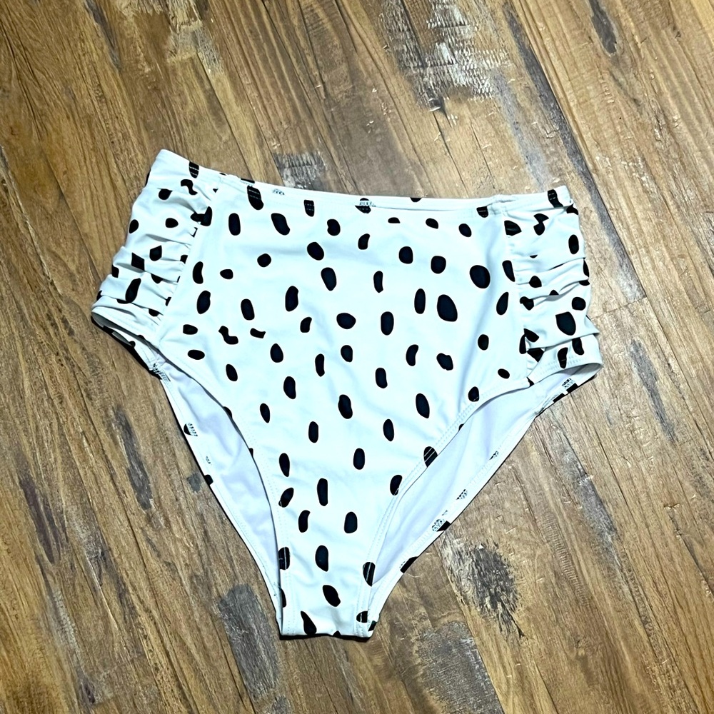 High Wasted Bathing Suit Bottom-Small